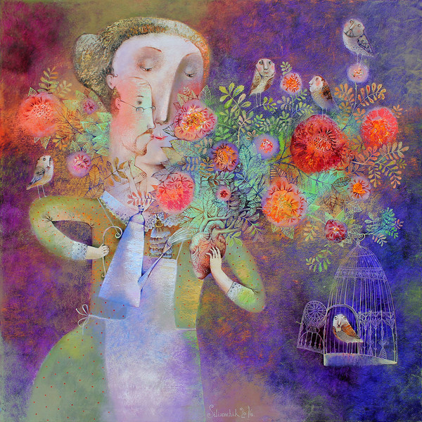 "Цветы моей любви" 2016г. 100х100. Холст, масло
"Flowers of My Love" 2016. 100x100cm. Oil on canvas
Anna Silivonchik
http://www.silivonchik.ru