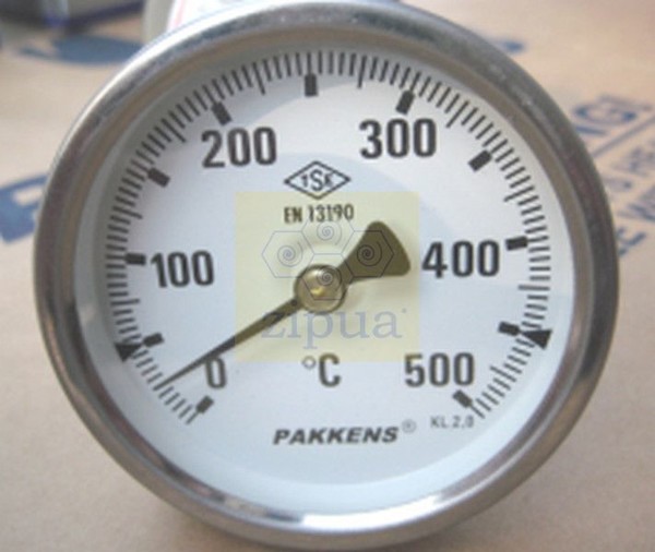 Термометр патронный диаметром 100 мм температура 500С; 
латунный капилляр длиной 10 см; 
патрон со штуцером с трубной резьбой 1/2";
варианты моделей с температурным диапазоном измерения указан в таблице;
0- 120°С
0- 300°С
0- 350°С
0- 400°С
0- 500°С