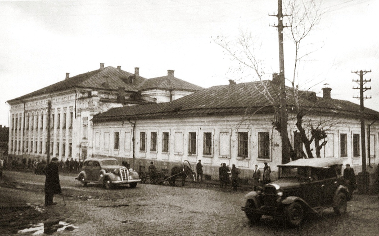 Николаевская улица в Кирове в 1918